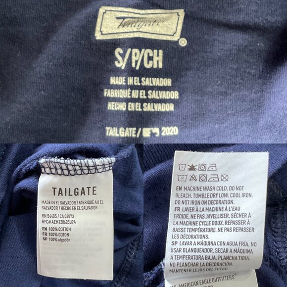 Tailgate 2020 Houston Astros Blue Sleeveless Tank Top Small NWOT - Picture 4 of 5